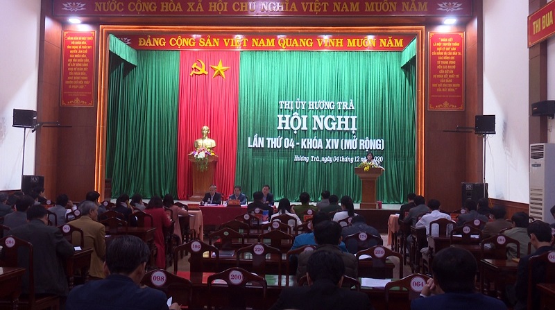 Thị ủy Hương Trà: Hội nghị lần thứ 4 mở rộng